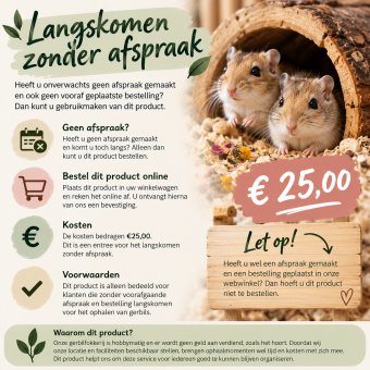 Langskomen zonder afspraak