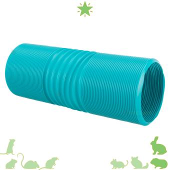 Flexibele kunststof tunnel voor konijnen