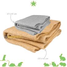 Mini Hemp Soft matras 100x40 cm ( plateau vulling )
