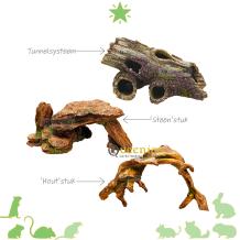 NOBBY - Kunsthars artikelen voor een natuurlijke inrichting Knaagdieren Terrarium 