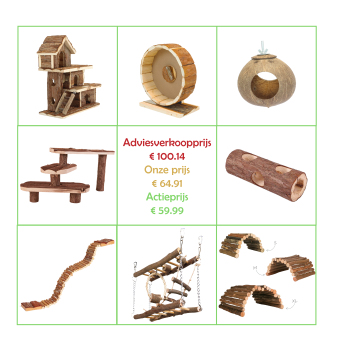 Ontdek en Klim Starterspakket voor hamsters, gerbils en muizen