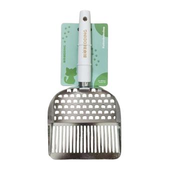 RVS Kattenbakschep voor Tofu Kattenbakvulling met grote openingen