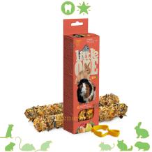 Little One knabbelsticks met fruit, 2x60 g