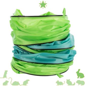 Lange nylon tunnel voor konijnen