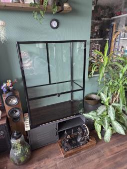 75x40x100 knaagdieren terrarium gebruikt als reptielen terrarium
