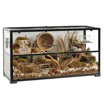 Knaagdierterrarium 100 x 50 x 50 cm van glas