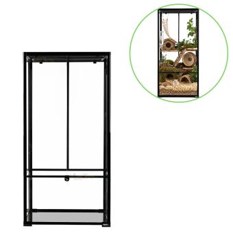 Terrarium met dubbele draaideuren