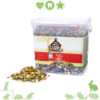 Tiny Friends Farm Russel Tasty Mix compleet konijnenvoer met timotheehooi