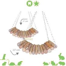 Hangbrug wilg met ketting voor Gerbils