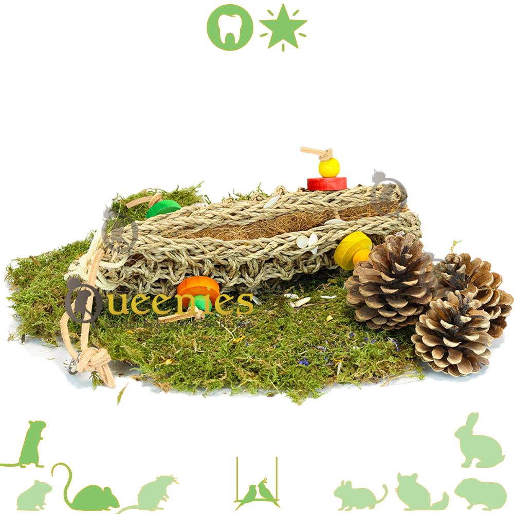 Zeegras ophang speelgoed voor Knaagdieren en Parkieten