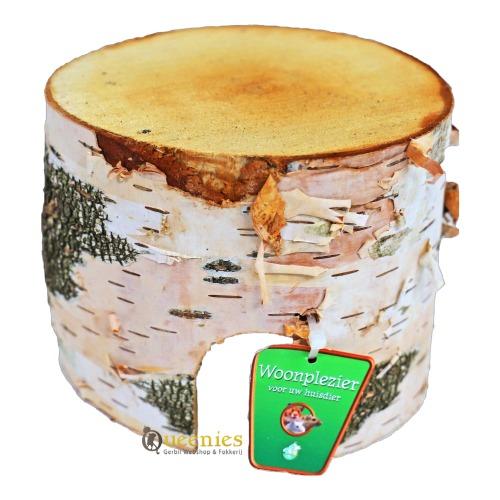 Gerbil huis van wit berkenhout