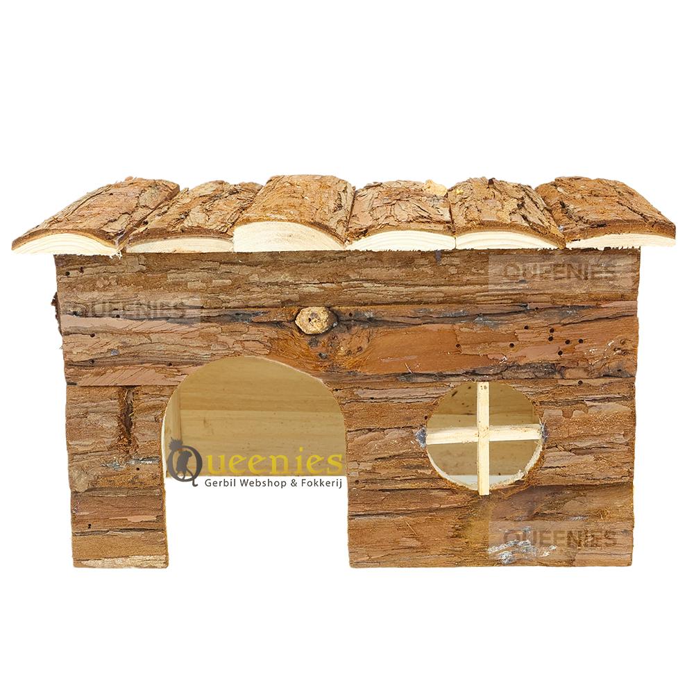 Muizenhuis met gedroogd natuurlijk mos