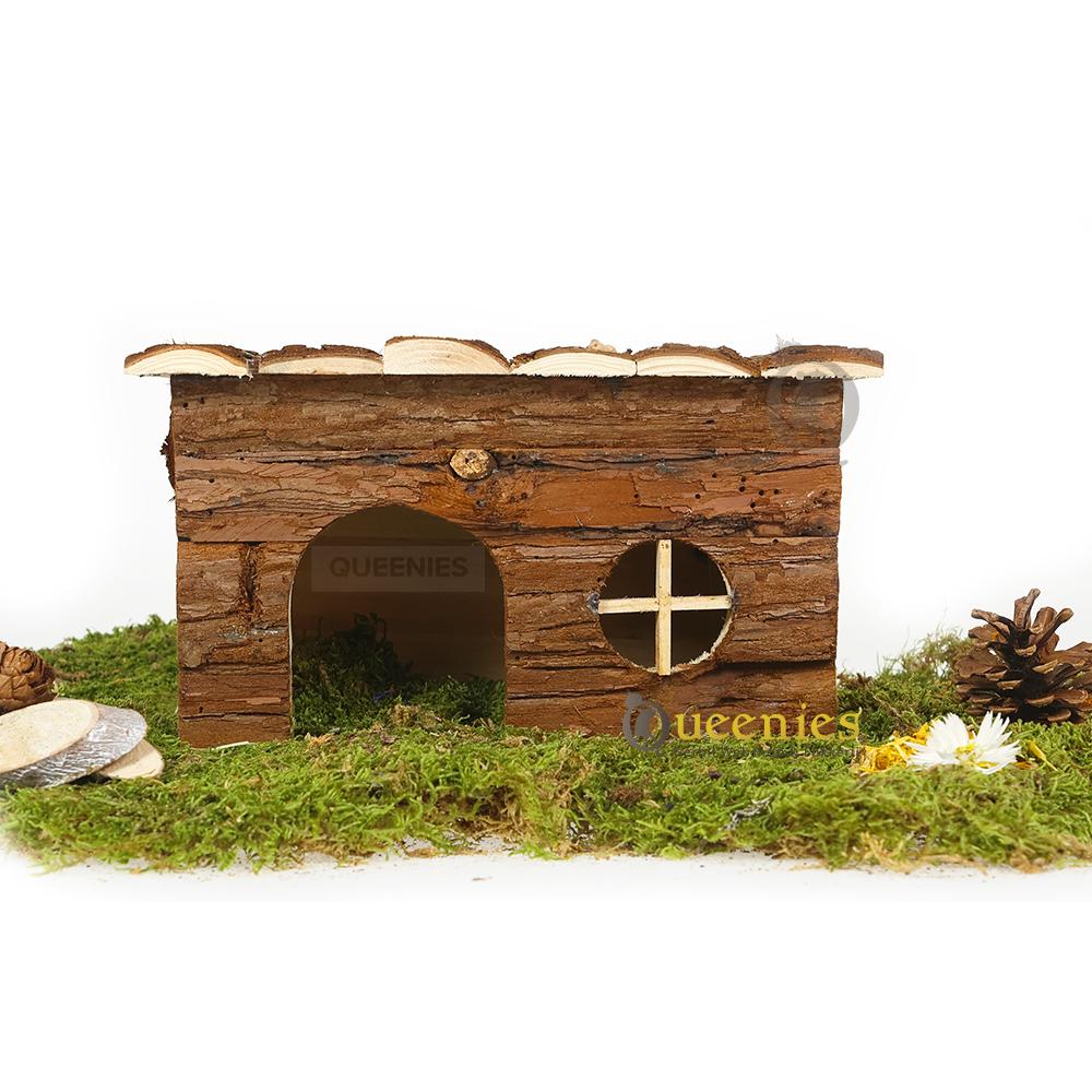 Rattenhuis van hout zonder stank overlast