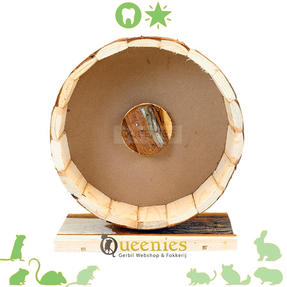 Houten Renrad 23 cm voor Dwerghamsters en Muizen