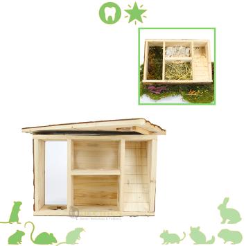 Speel en slaaphuis voor knaagdier