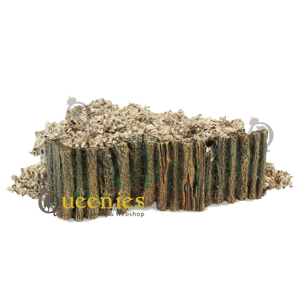 Houten afscheiding voor hamsterscaping