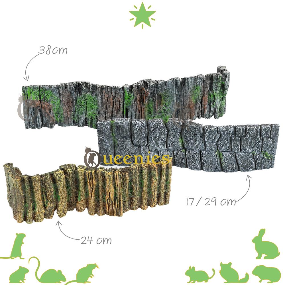 Natuurlijke inrichting met Rots afscheiding