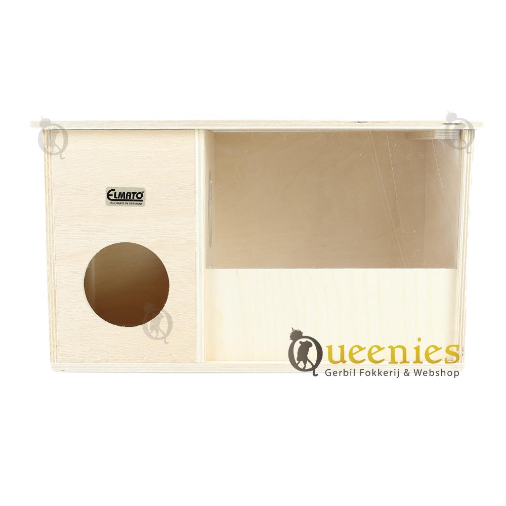 Badzandhuis met sluis voor Chinchilla en Degoes