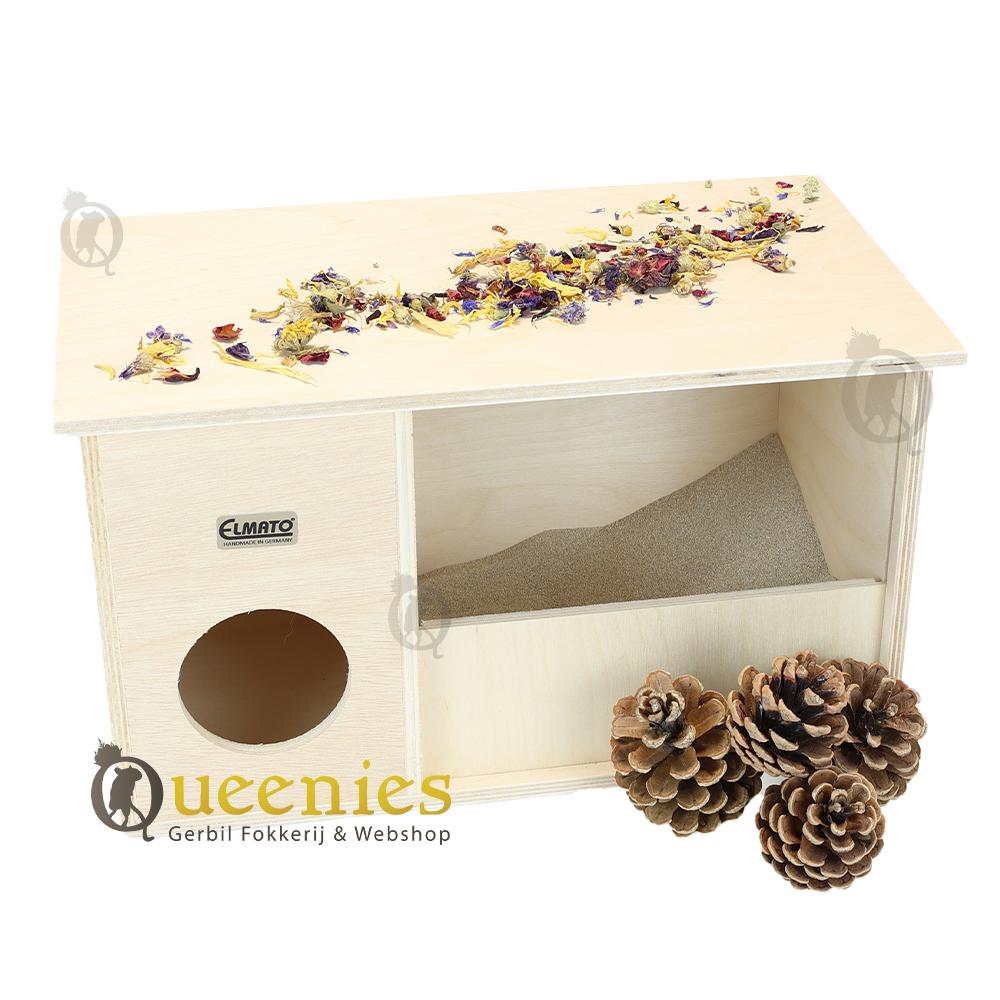 Morsvrij zandbad schaal voor Gerbils en Degoes