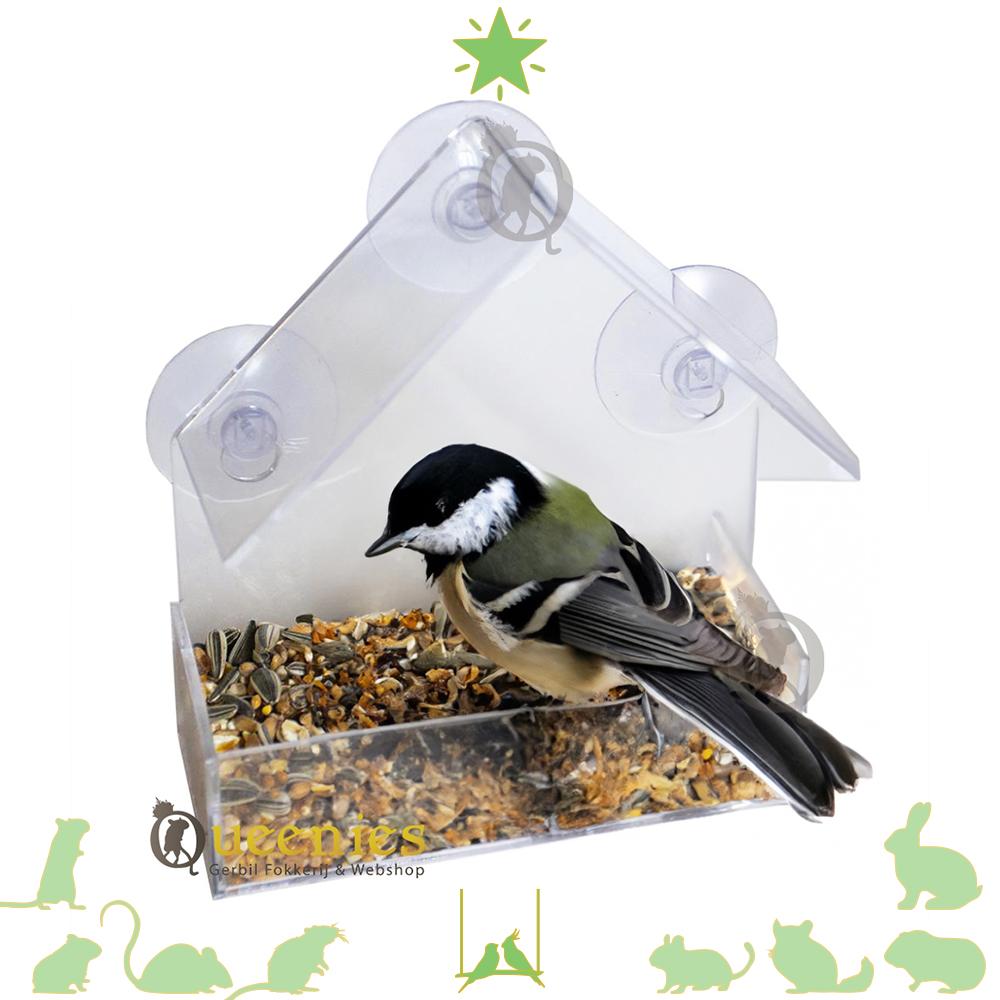 Raamvoederhuis voor Tuinvogels