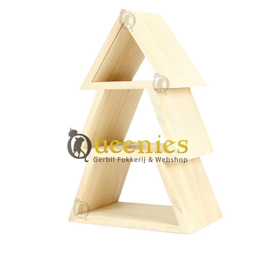 Houten Klauterboom 25 cm – de perfecte speelplek voor Syrische Hamstesr