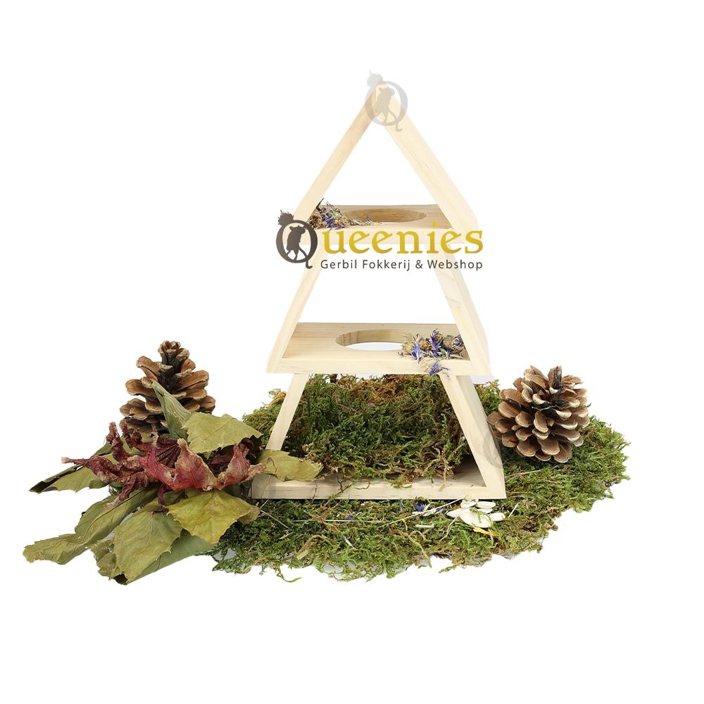 Houten Klauterboom 25 cm in Hamsterscaping