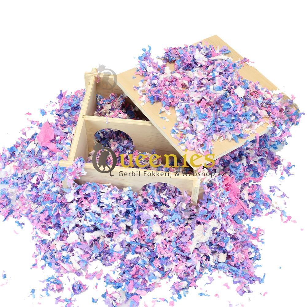 Confetti bodembedekking in Muizenhuis