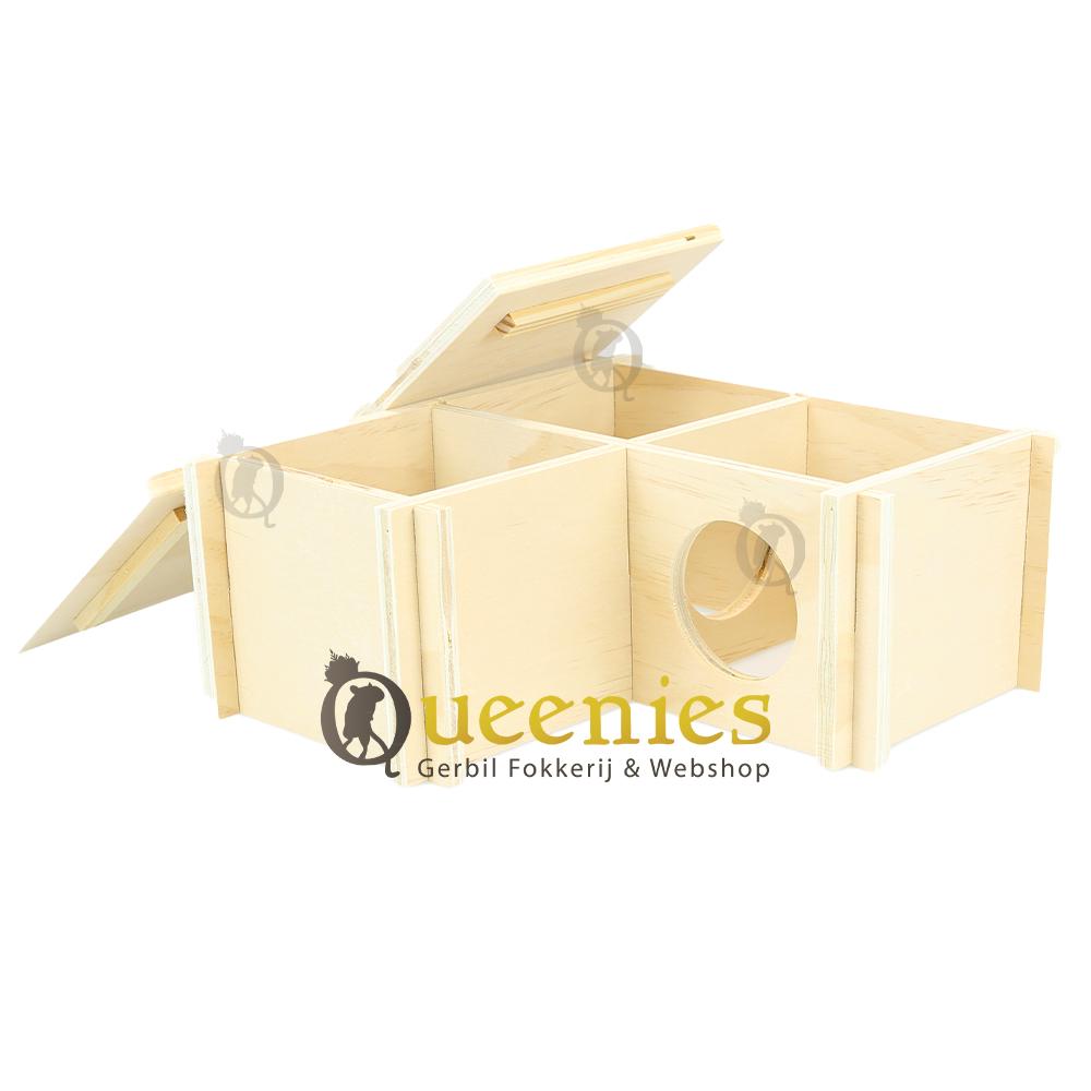 3 kamer woning met gaten en kamers