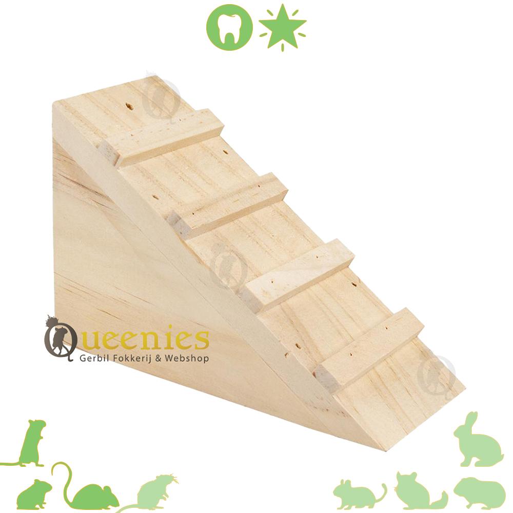 Houten klimmuur 16 cm voor goed klimmende Knaagdieren