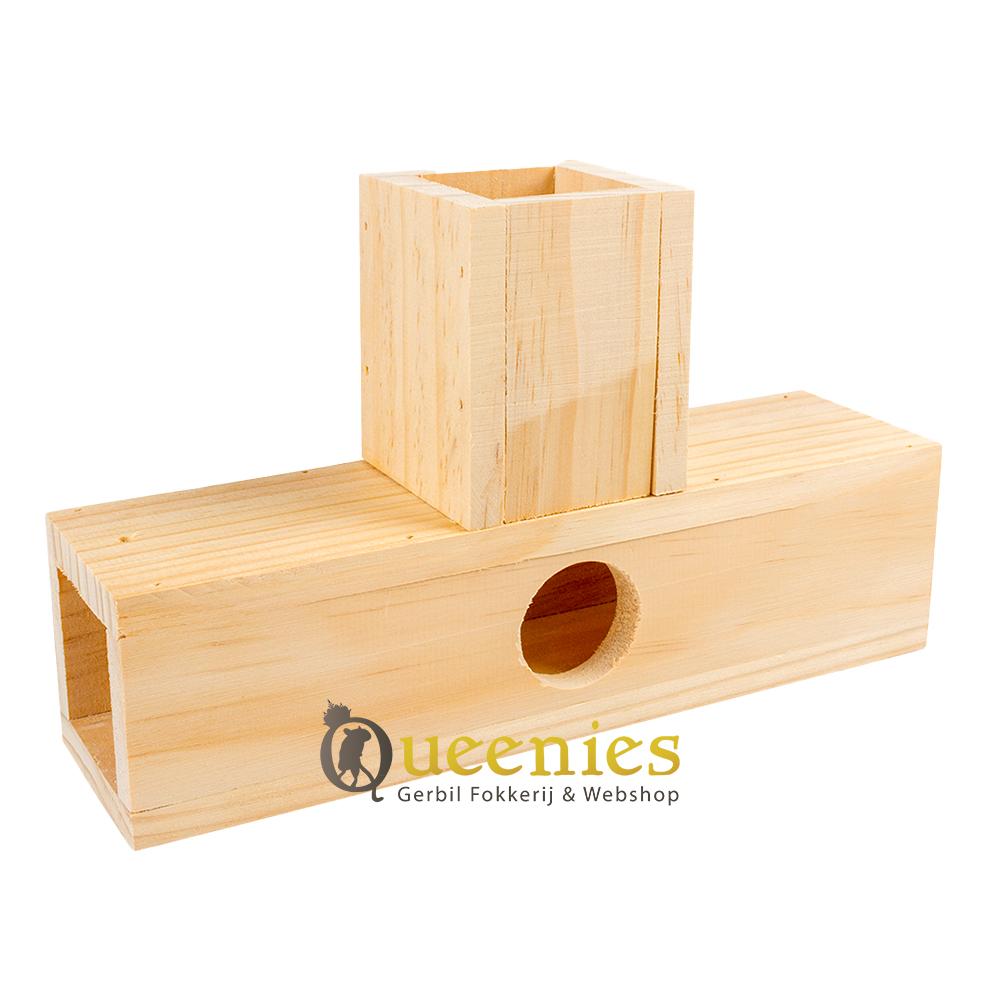 Houten Tunnel voor Gerbils