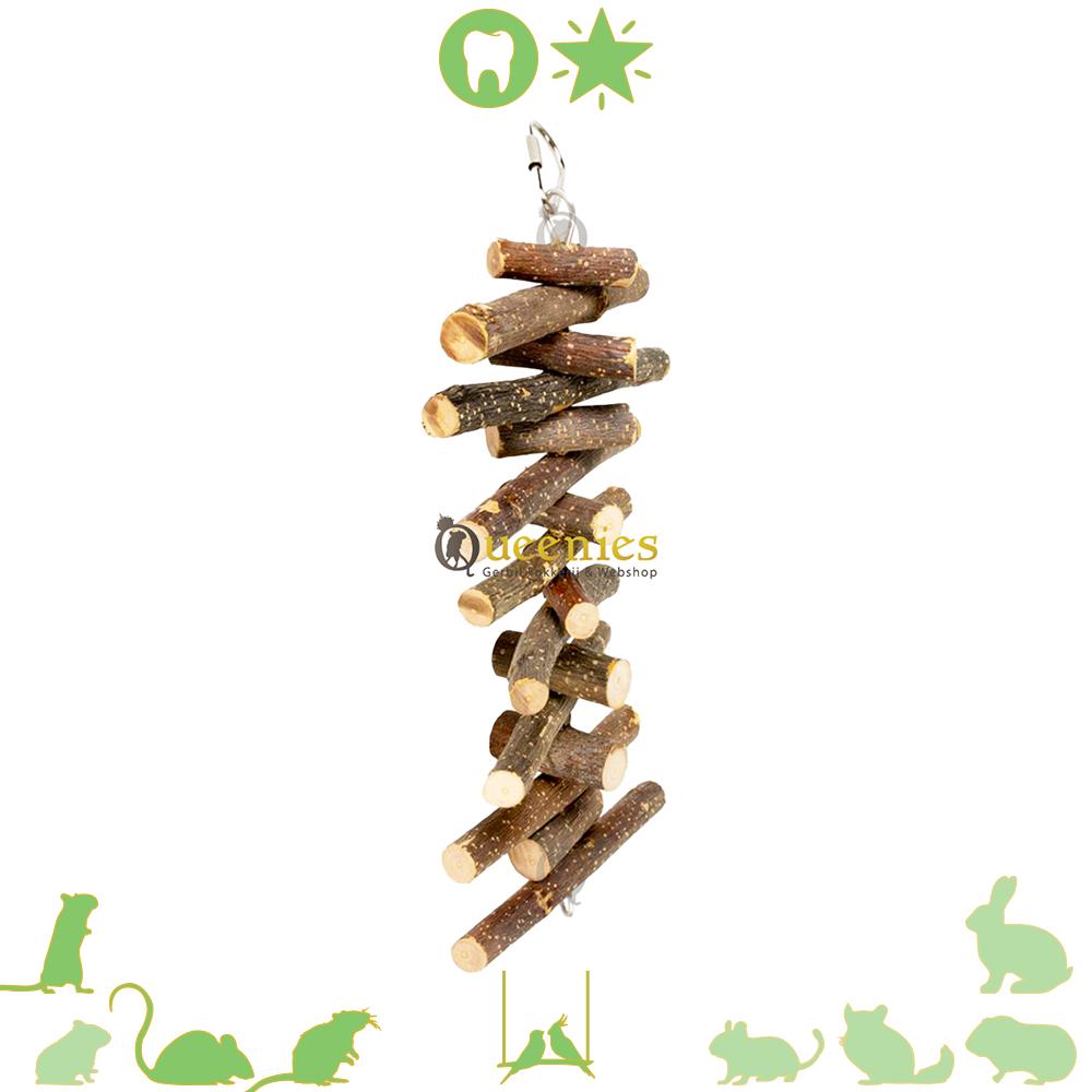 Houten Klimrek 24 cm - Voor Gerbils, Muizen en Vogels