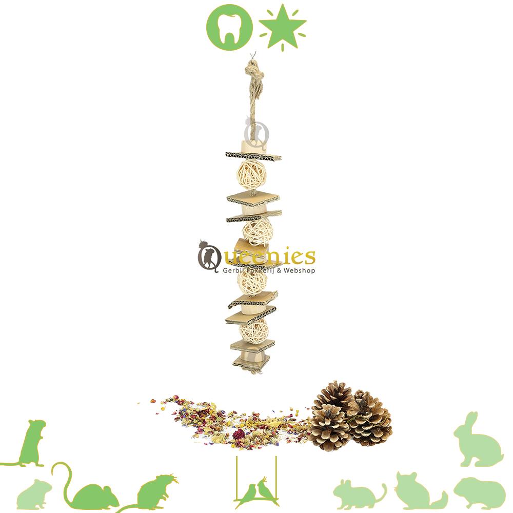 Klimtouw van karton voor Hamsters