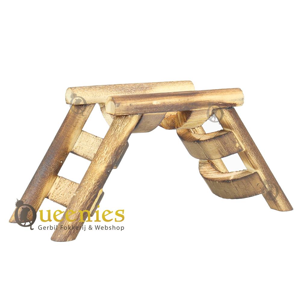 Houten ladder brug voor Muizen en Hamsters