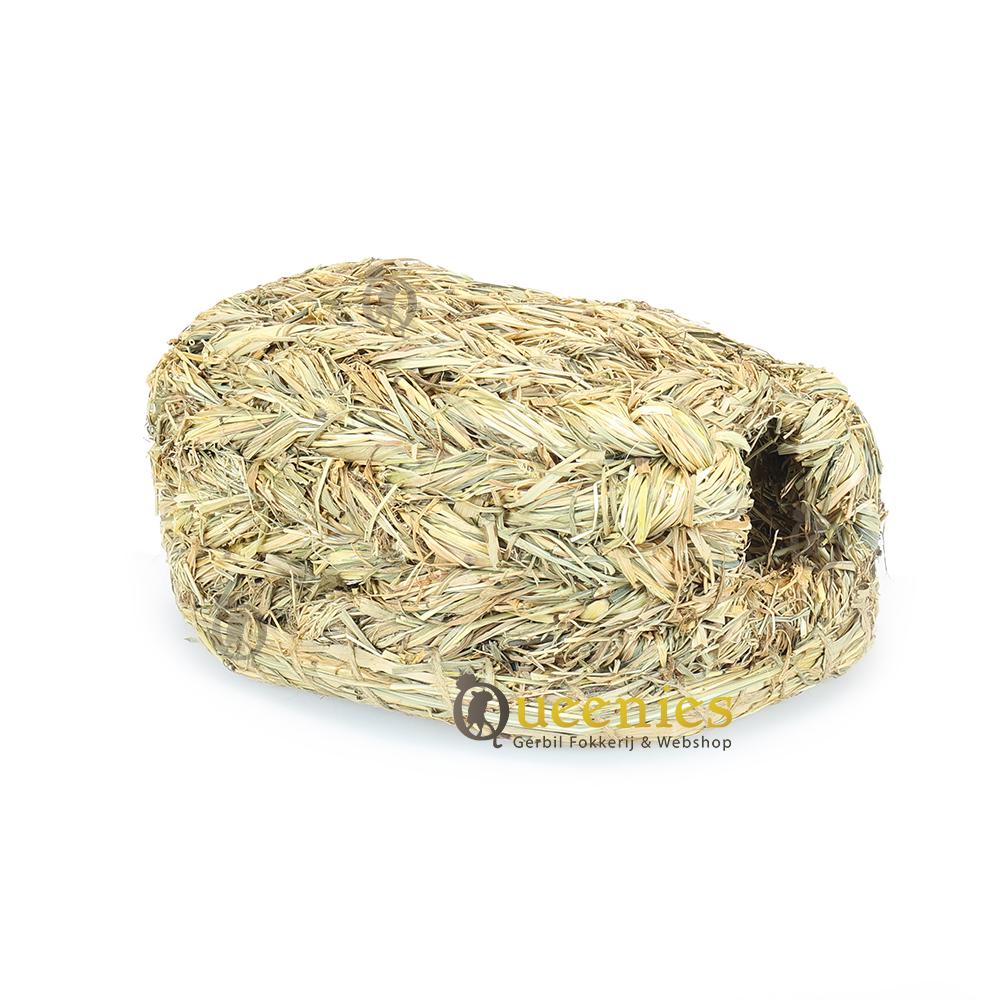 Grasnest langwerpig met opening 26 cm