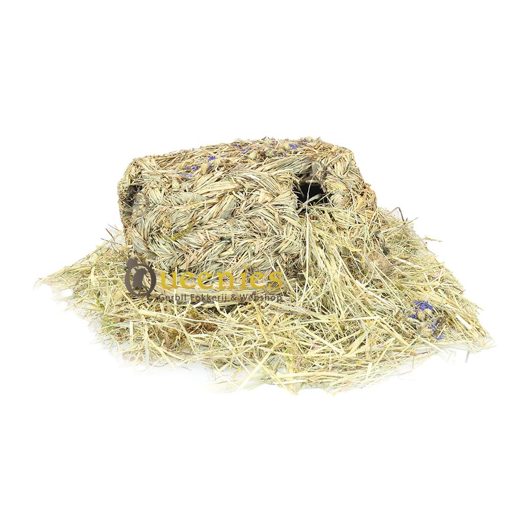 Grasnest langwerpig met opening 26 cm