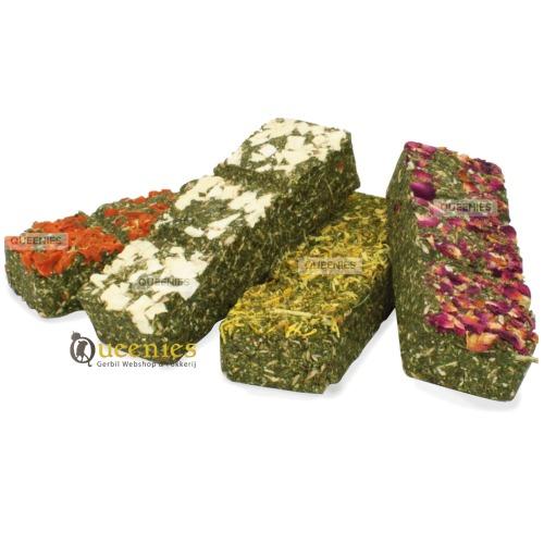 Assortiment smulrepen op basis van knaagstenen voor Knaagdieren