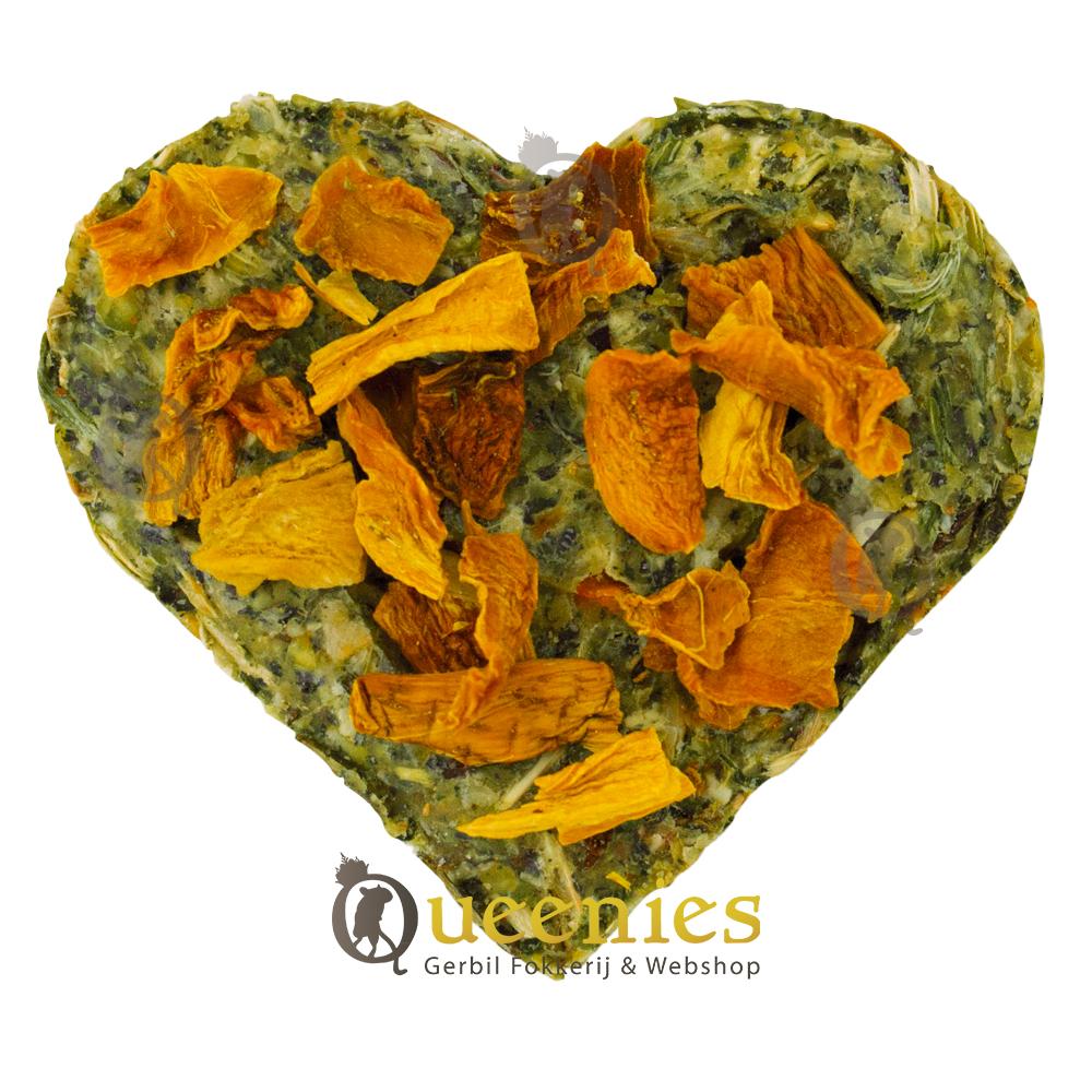 Jr Farm Gelukskwartet 4st - Platte variant van een Knaagpot of Smulreep voor Knaagdieren