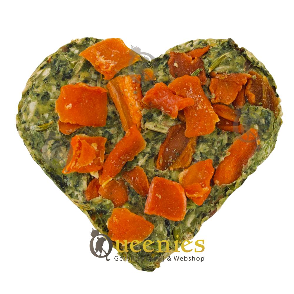 Jr Farm Gelukskwartet 4st - Platte variant van een Knaagpot of Smulreep voor Gerbils