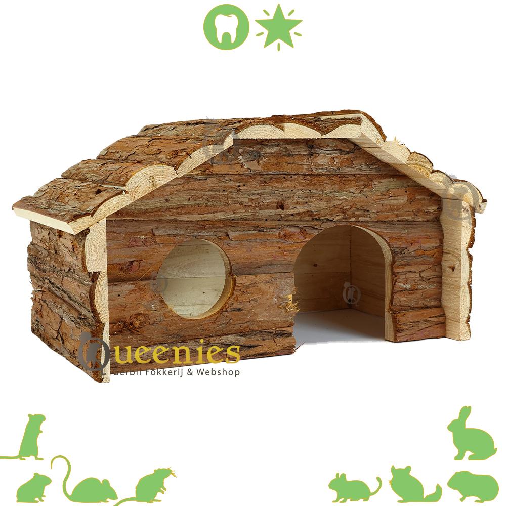 Konijnen huisjes kopen van hout