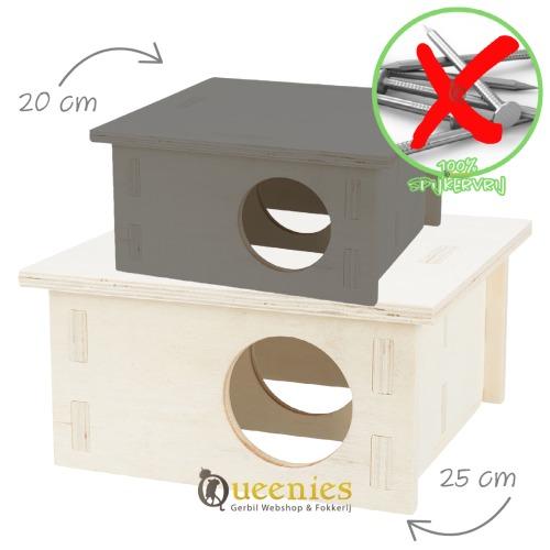 Degoehuis zonder spijkers of lijm