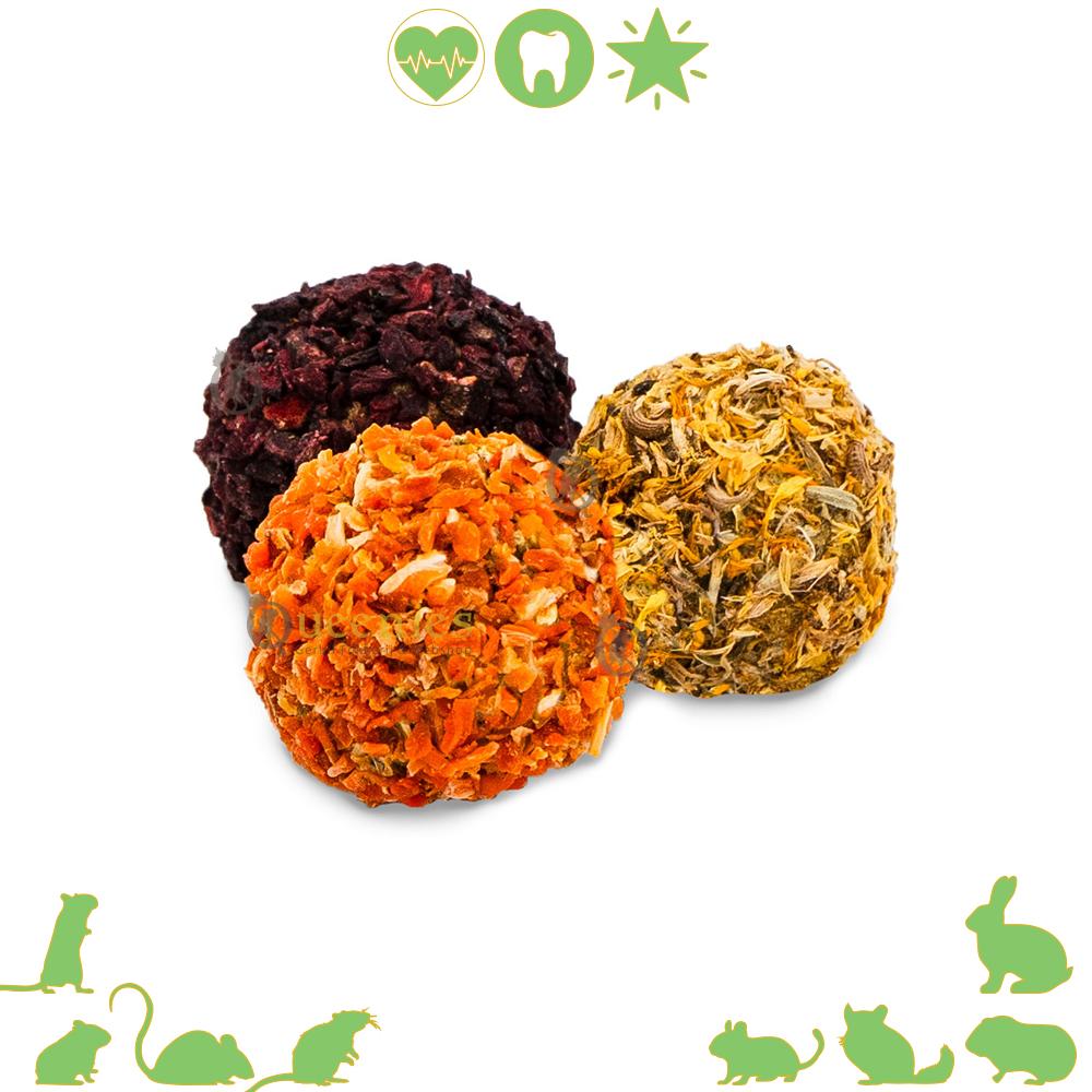Krokante kruiden ballen voor Hamsters en Gerbils