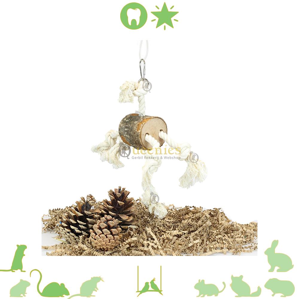 Vogelspeelgoed met Knaaghout