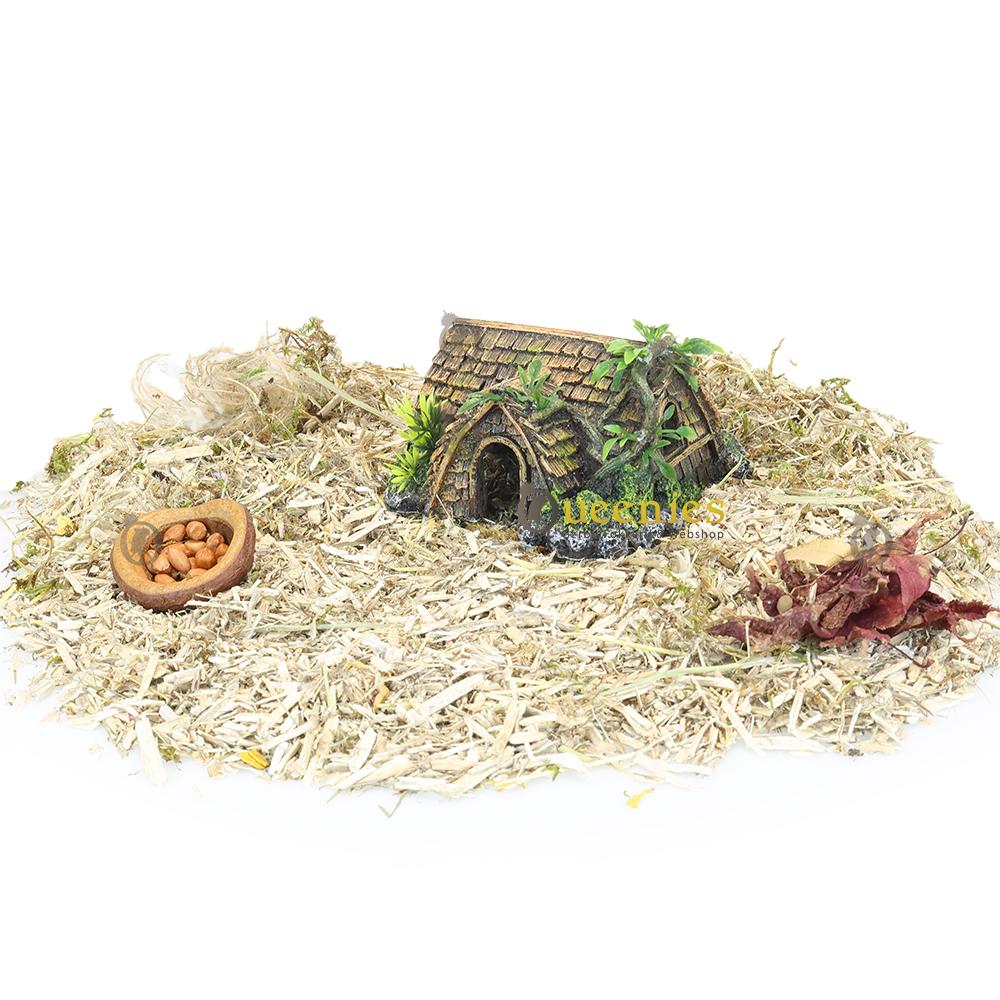 Natuurlijke inrichting maken van huisje met kunshars