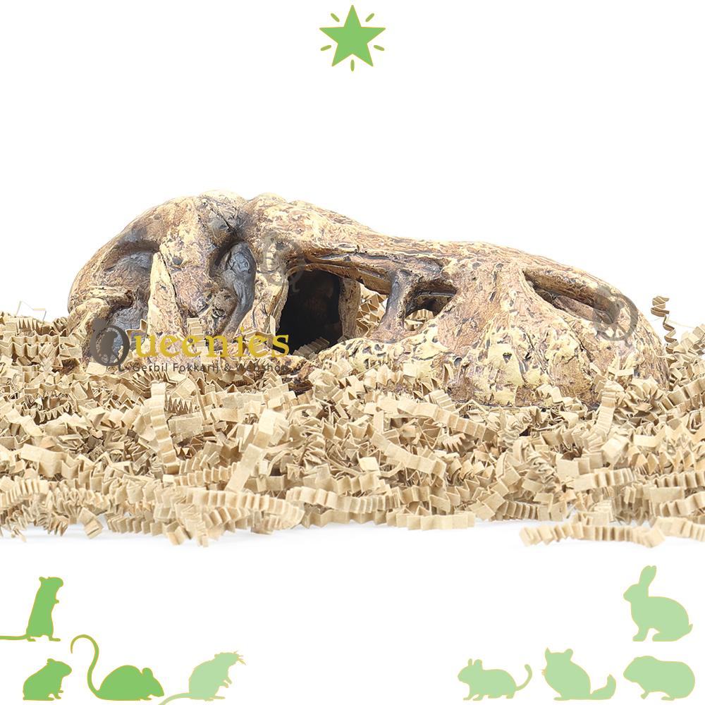 Schedel op Crinkle nestmateriaal voor Hamster