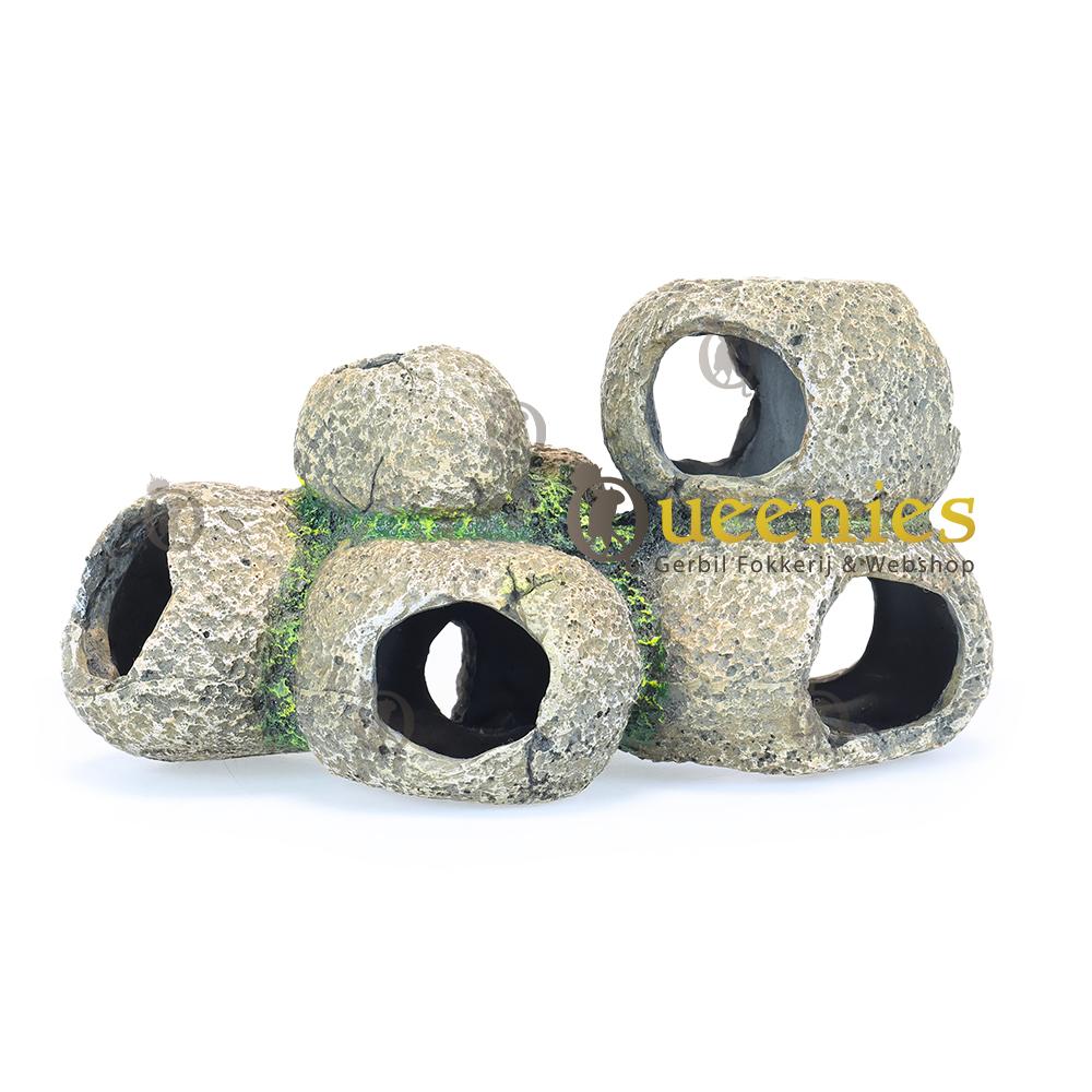 Hamster speelgoed van kunsthars met natuurlijke uitstraling