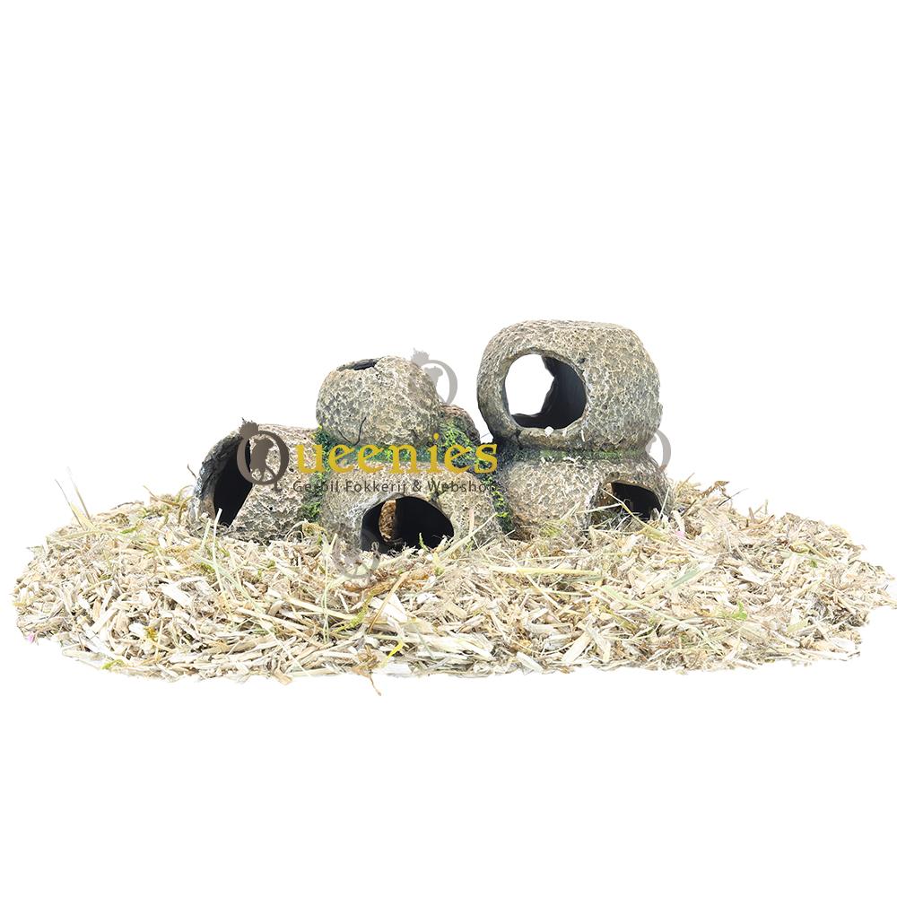 Muizenscaping met Grot van stenen