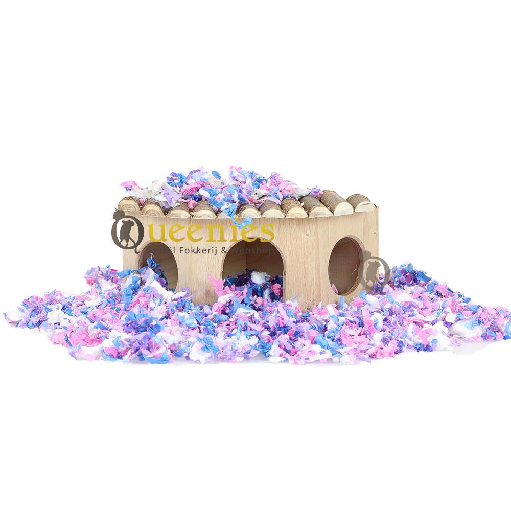 Speels hamsterhuis met kleurtjes