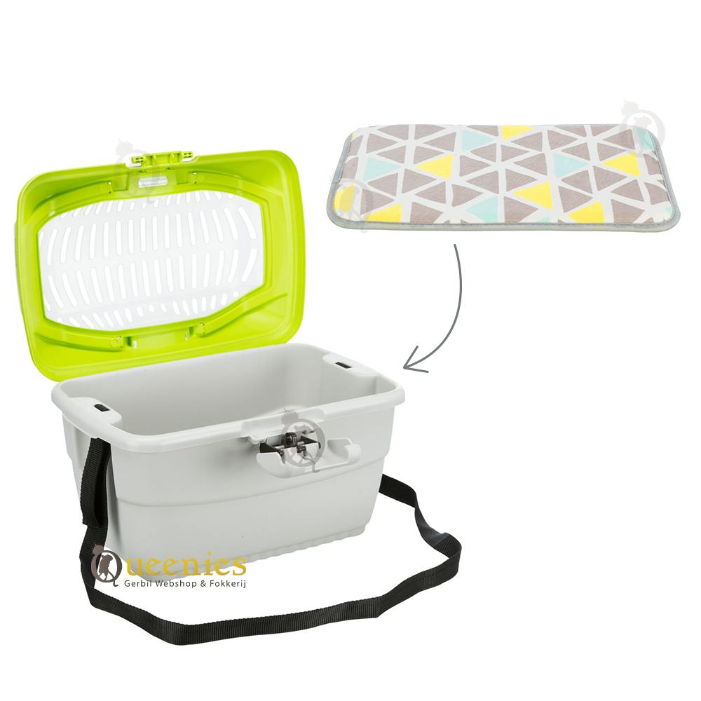 Transportbox Mini Capri Geel met Sunny Ligmat