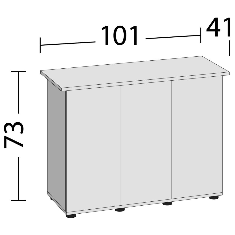 Onderkast gerbilkooi 100x40