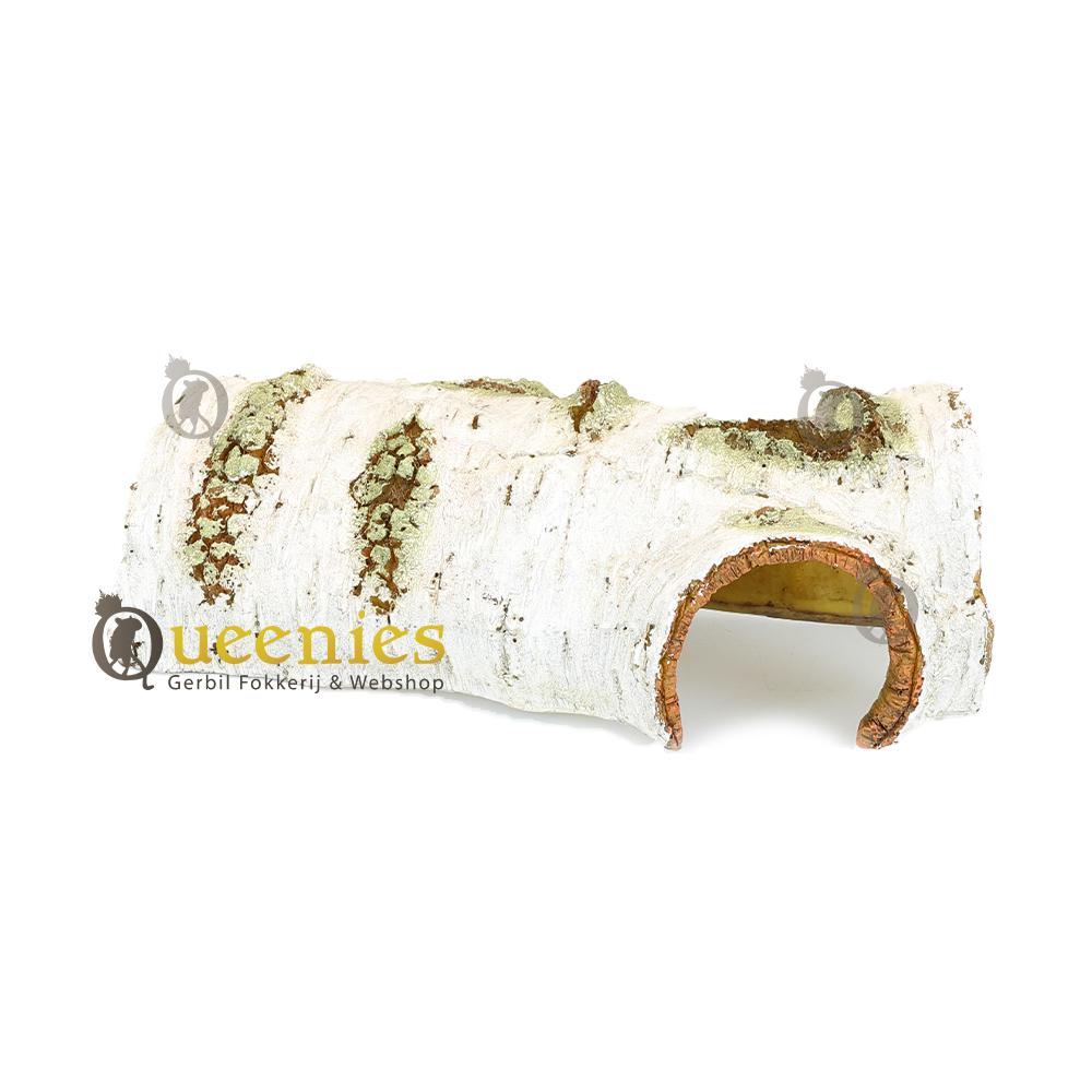 Muizen tunnel van berkenhout gemaakt van Kunsthars